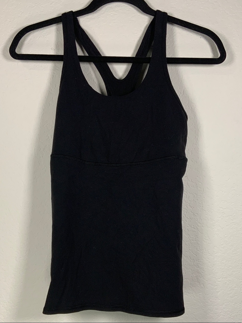 lululemon athletica Black Cross-Back Tank Top